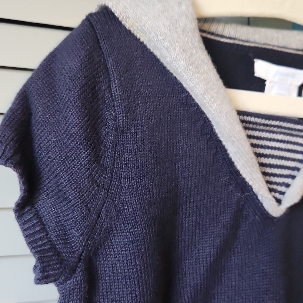 Jacadi Paris Navy & Grey Dress - Picture 4 of 11